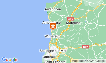 Mapa Wimereux Casa 102074