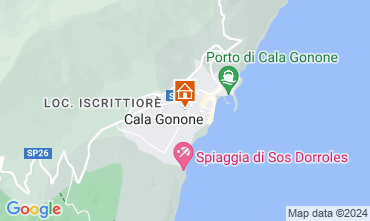 Mapa Cala Gonone Apartamento 112803