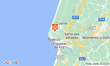 Mapa Figueira da Foz habitacin de huspedes 11824