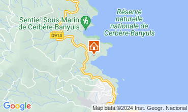Mapa Banyuls-sur-Mer Apartamento 71534