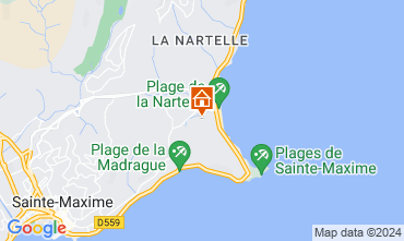 Mapa Sainte Maxime Villa 8541