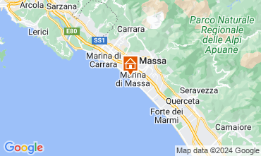 Mapa Marina di Massa Apartamento 127698