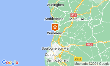 Mapa Wimereux Casa 70960