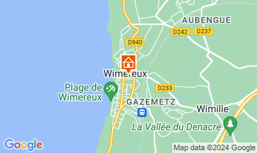 Mapa Wimereux Casa 70960