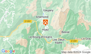 Mapa Alpe d'Huez Apartamento 121849