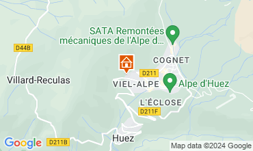 Mapa Alpe d'Huez Apartamento 121849