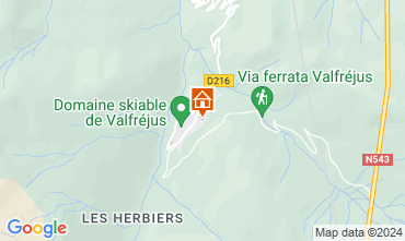 Mapa Valfrjus Chalet 3291