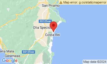 Mapa Costa Rei Villa 128577