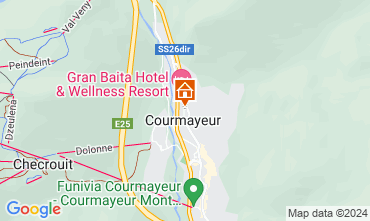 Mapa Courmayeur Apartamento 122403