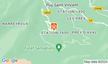 Mapa Puy Saint Vincent Estudio 79720