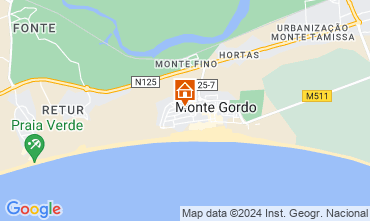Mapa Monte Gordo Apartamento 121783