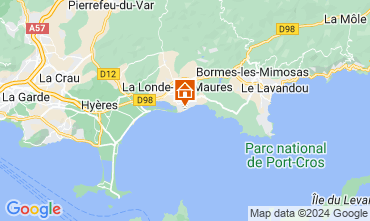 Mapa La Londe-les-Maures Villa 92579