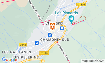 Mapa Chamonix Mont-Blanc Apartamento 127598