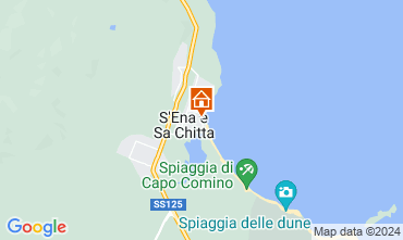 Mapa Capo Comino Apartamento 55217