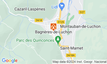 Mapa Bagnres-de-Luchon Apartamento 128353