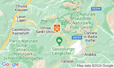 Mapa Selva di Val Gardena Apartamento 39626