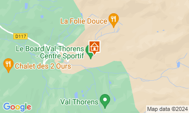 Mapa Val Thorens Apartamento 119646