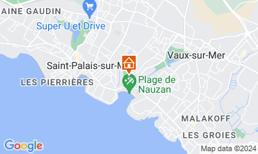 Mapa Saint Palais sur Mer Apartamento 87794