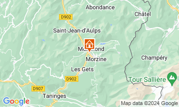 Mapa Morzine Apartamento 82300