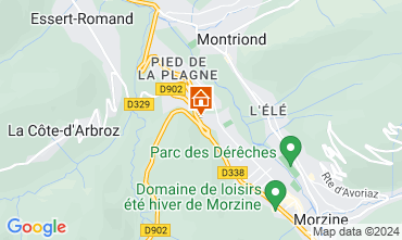 Mapa Morzine Apartamento 82300