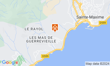 Mapa Sainte Maxime Villa 122271