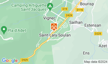 Mapa Saint Lary Soulan Chalet 102168