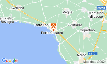 Mapa Porto Cesareo Apartamento 121496