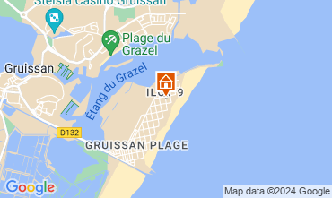 Mapa Gruissan Chalet 128335