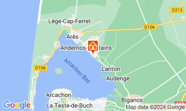 Mapa Andernos les Bains Villa 124645