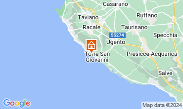 Mapa Ugento - Torre San Giovanni Apartamento 121860