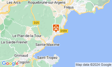 Mapa Sainte Maxime Villa 120445