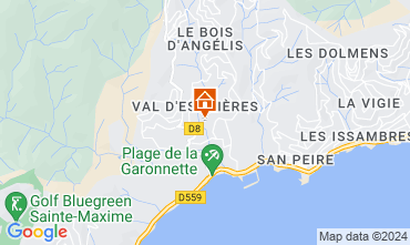 Mapa Sainte Maxime Villa 120445