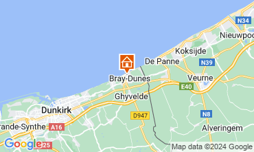 Mapa Bray-Dunes Casa 123865