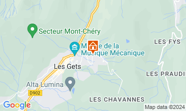 Mapa Les Gets Chalet 80003