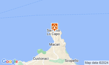 Mapa San Vito lo Capo Apartamento 53467