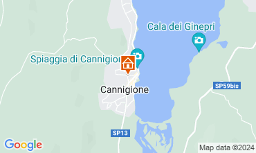 Mapa Cannigione Apartamento 87120