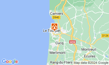 Mapa Le Touquet Villa 121279