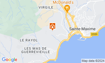 Mapa Sainte Maxime Villa 128498