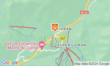Mapa Le Lioran Apartamento 49321