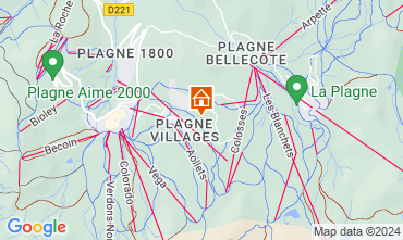 Mapa La Plagne Apartamento 112453