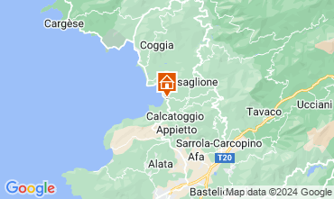 Mapa Calcatoggio Villa 7816