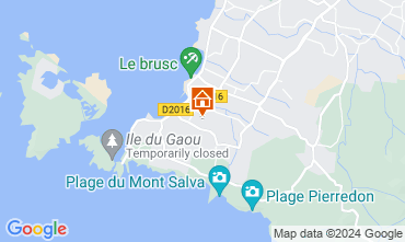 Mapa Six Fours Les Plages Apartamento 124542