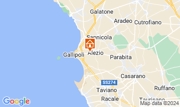 Mapa Gallipoli Apartamento 128664