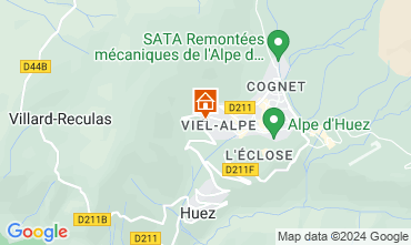 Mapa Alpe d'Huez Chalet 108
