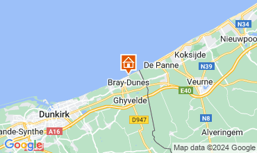 Mapa Bray-Dunes Apartamento 93449