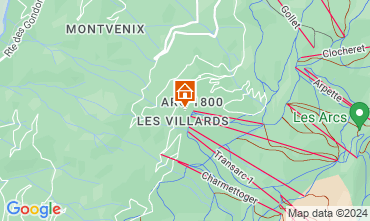 Mapa Les Arcs Apartamento 28016