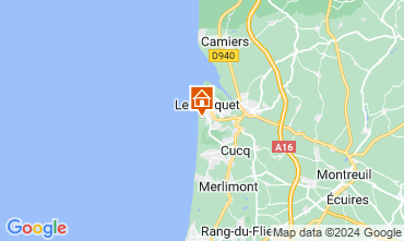 Mapa Le Touquet Apartamento 7751