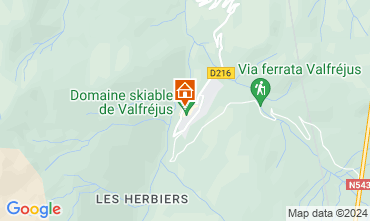 Mapa Valfrjus Chalet 77170