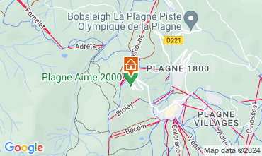 Mapa La Plagne Apartamento 111565