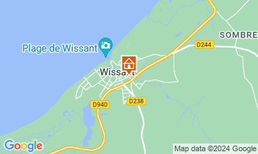 Mapa Wissant Apartamento 125315